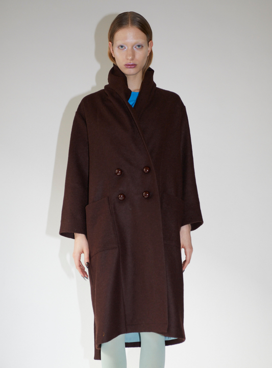 TOWEL COAT Cacao