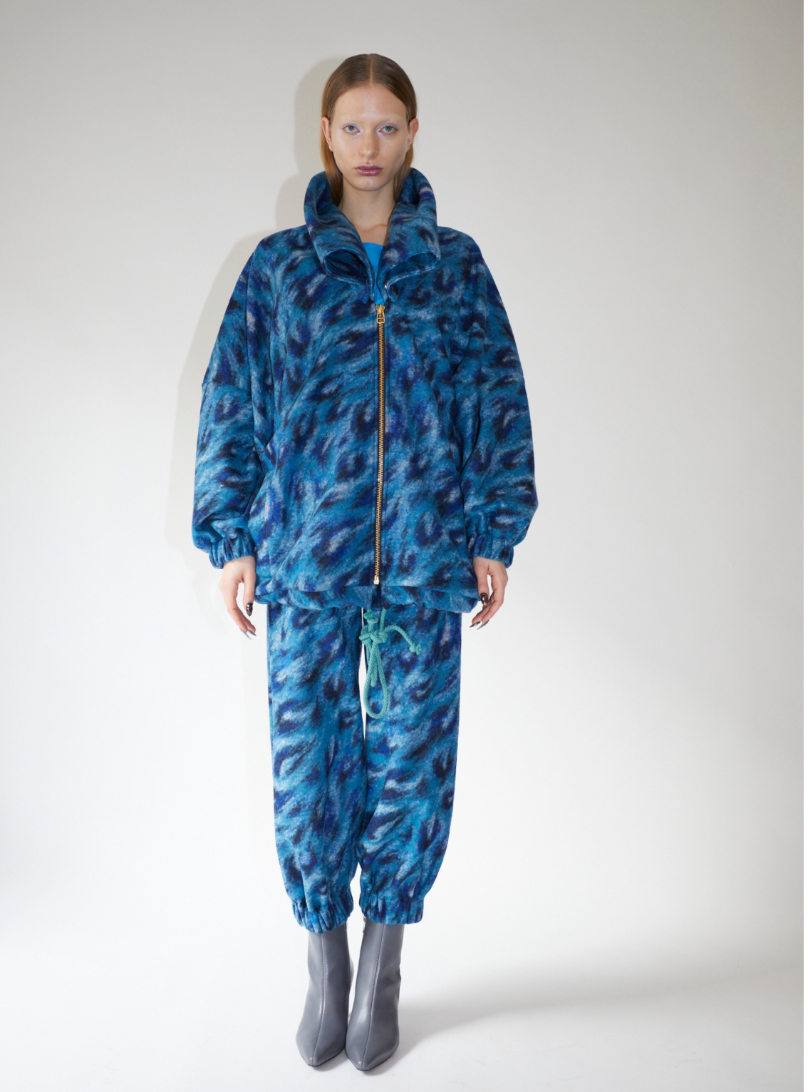 NO HOOD JACKET Fauna blue