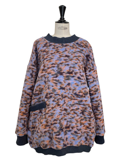 UNISEX  SWEATER Blue Sparkle