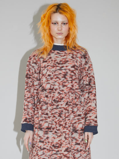 TEDDY SWEATER Orange Sparkle