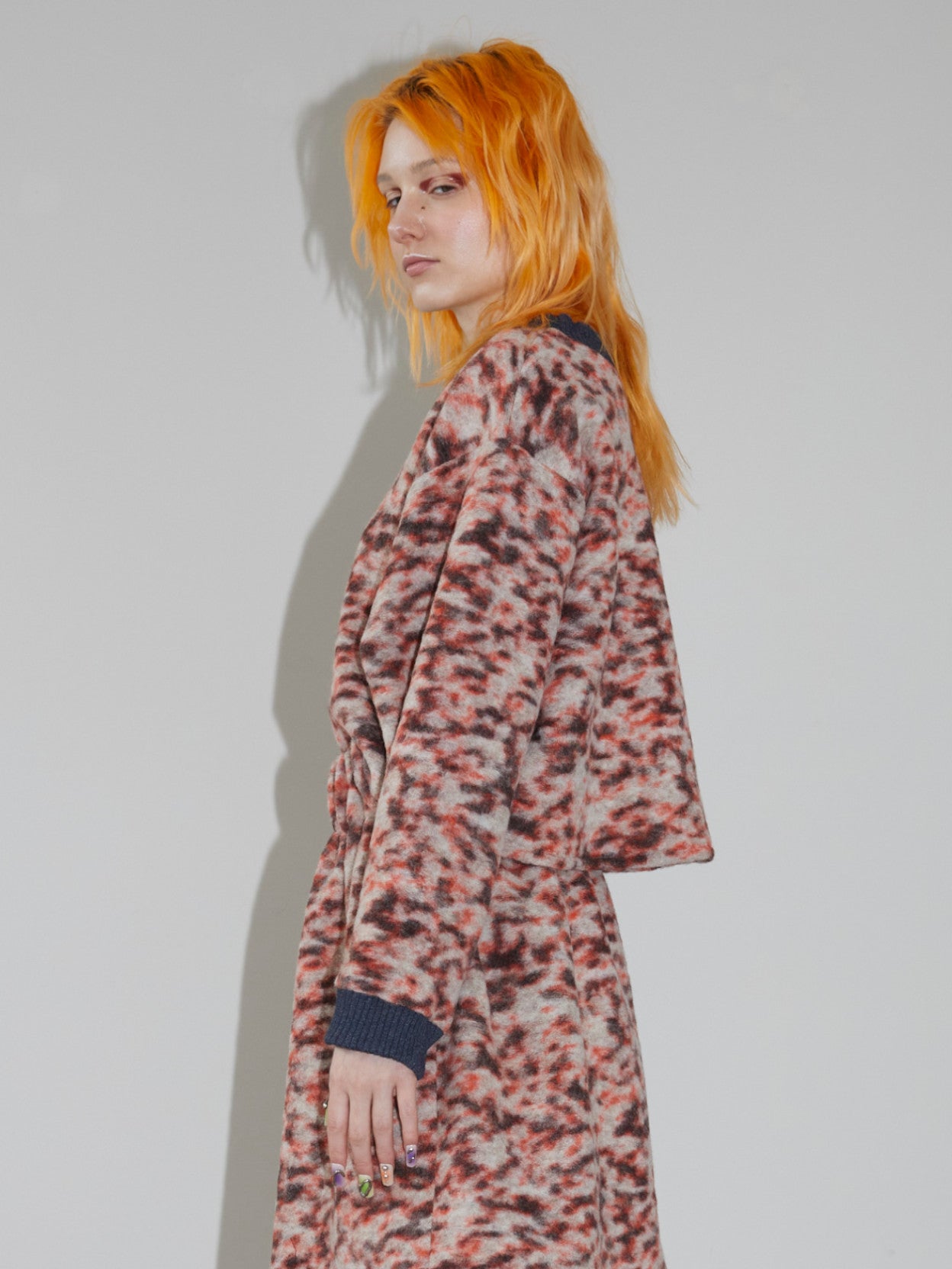 TEDDY SWEATER Orange Sparkle