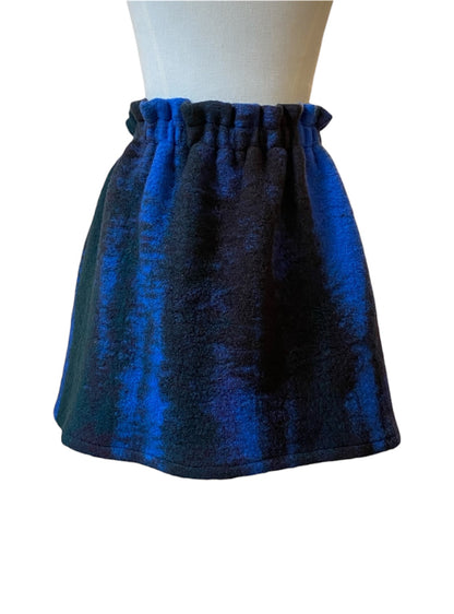 DRAPE SKIRT Moss blue