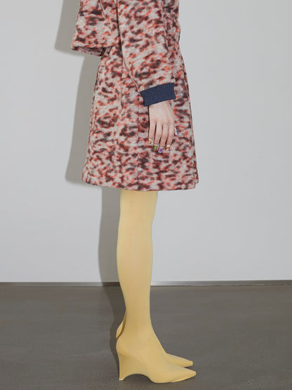 DRAPE SKIRT Orange Sparkle