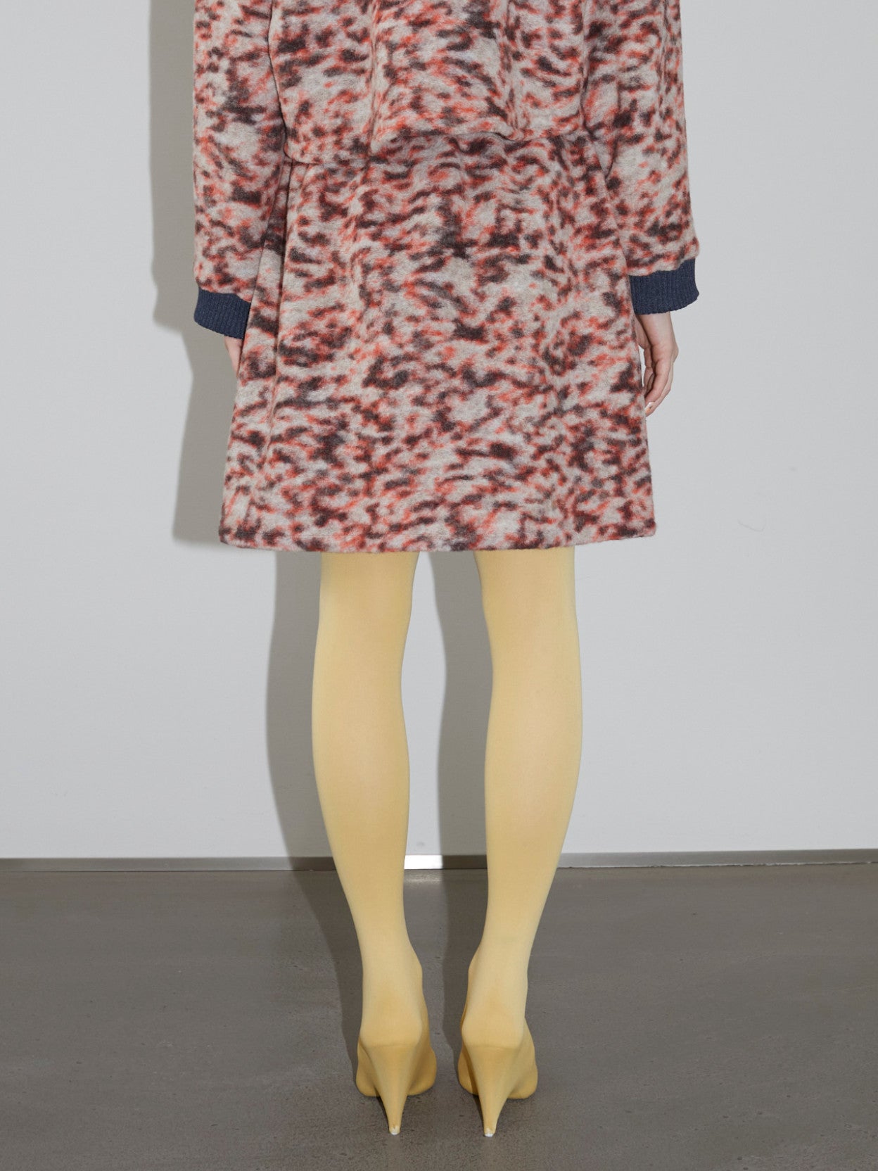 DRAPE SKIRT Orange Sparkle