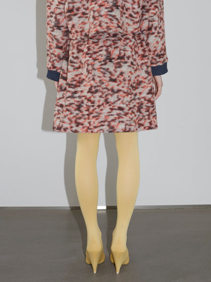 DRAPE SKIRT Orange Sparkle