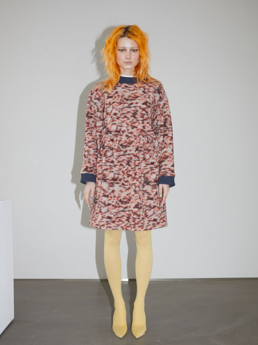 DRAPE SKIRT Orange Sparkle