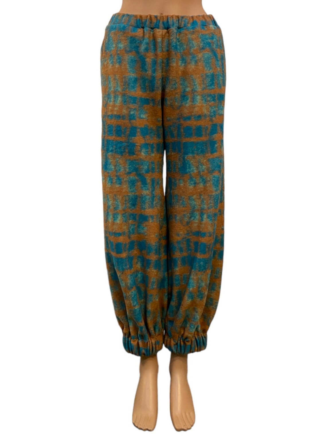 BELL PANTS Aqua desert
