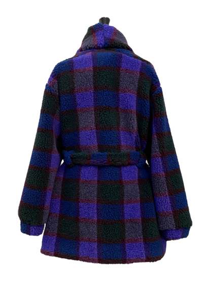 TOWEL JACKET Teddy square blue