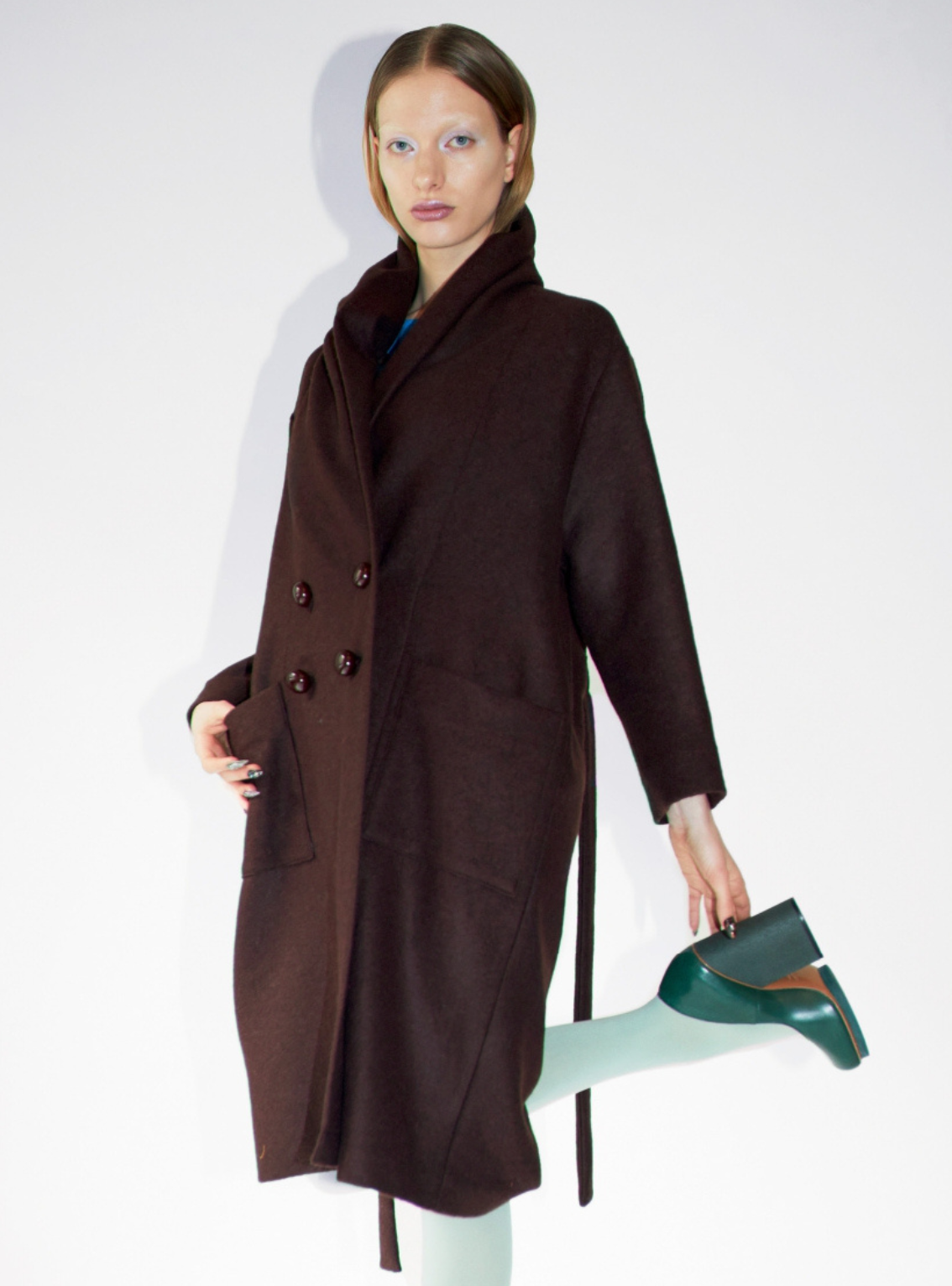 TOWEL COAT Cacao
