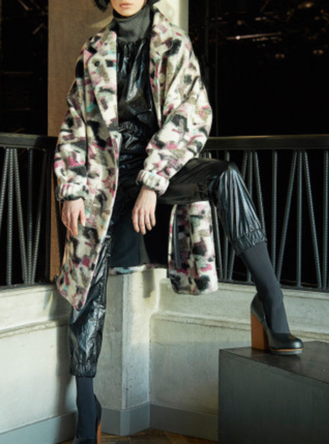 HUNTER COAT Confetti pale