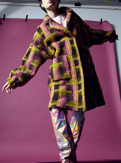 HUNTER COAT Teddy berry