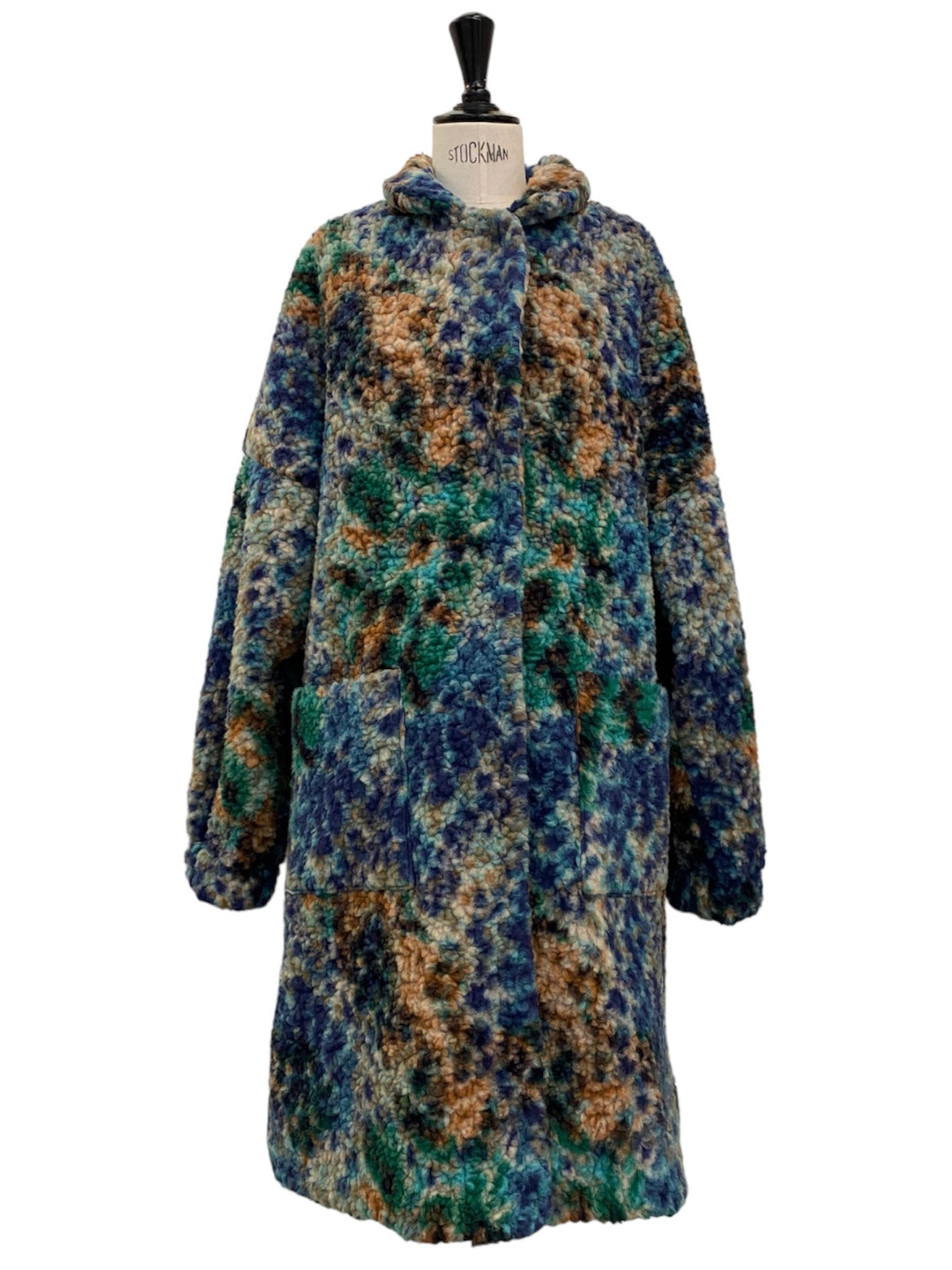 HUNTER COAT Teddy cloud blue