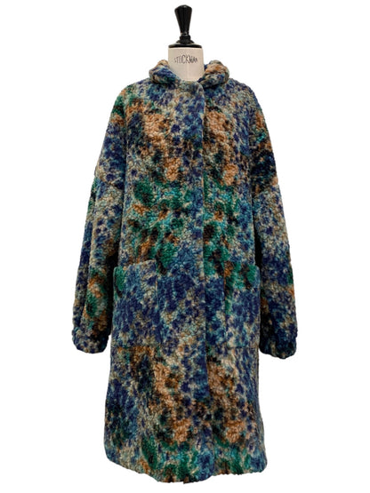 HUNTER COAT Teddy cloud blue