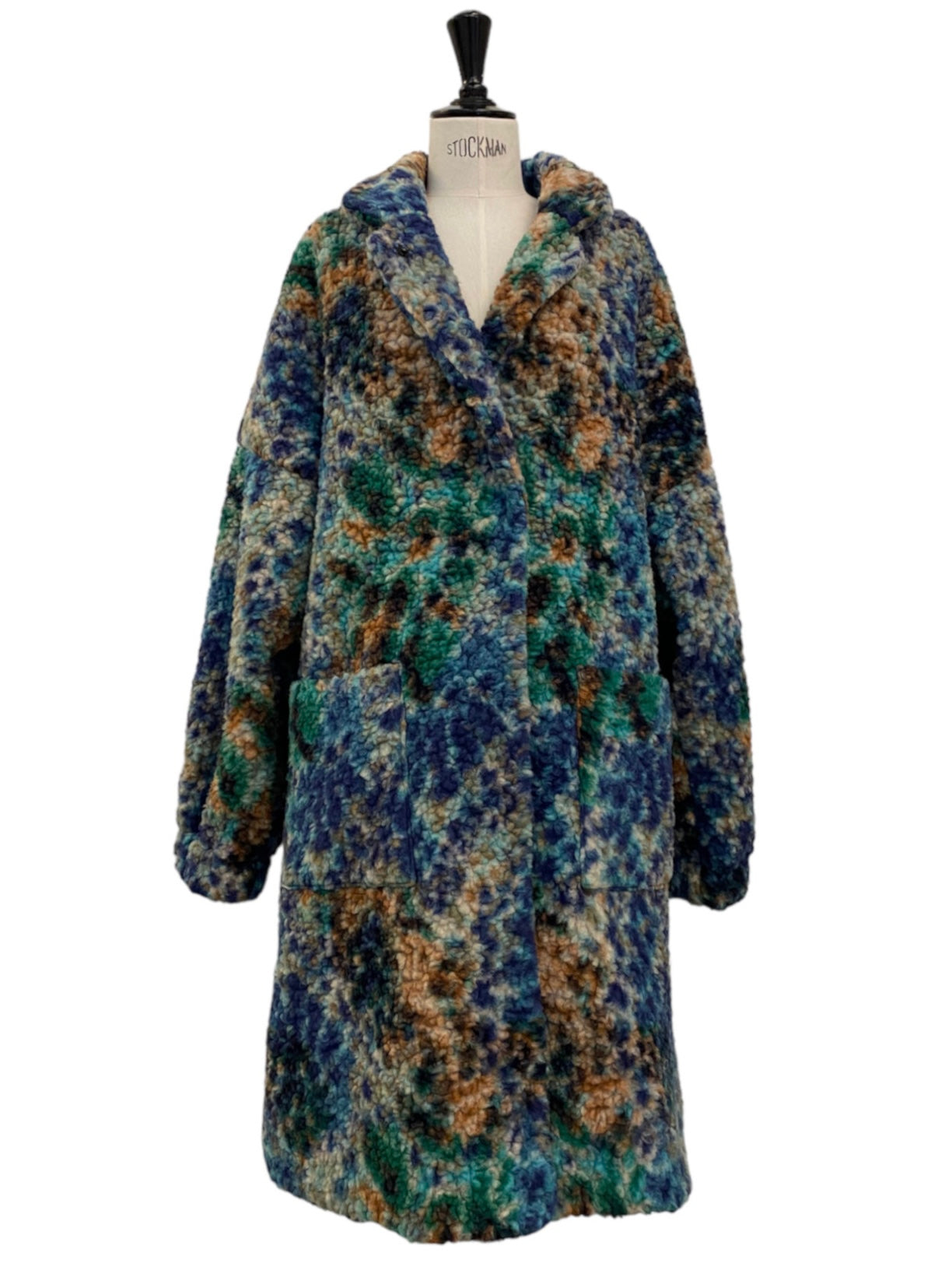 HUNTER COAT Teddy cloud blue