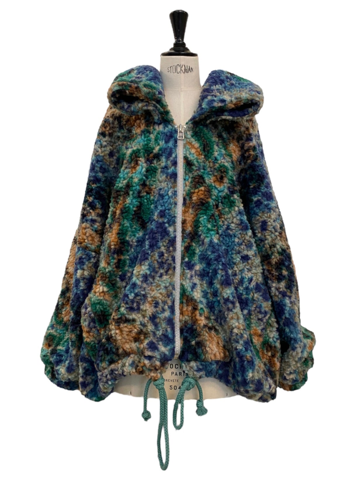 NO HOOD JACKET Teddy cloud blue