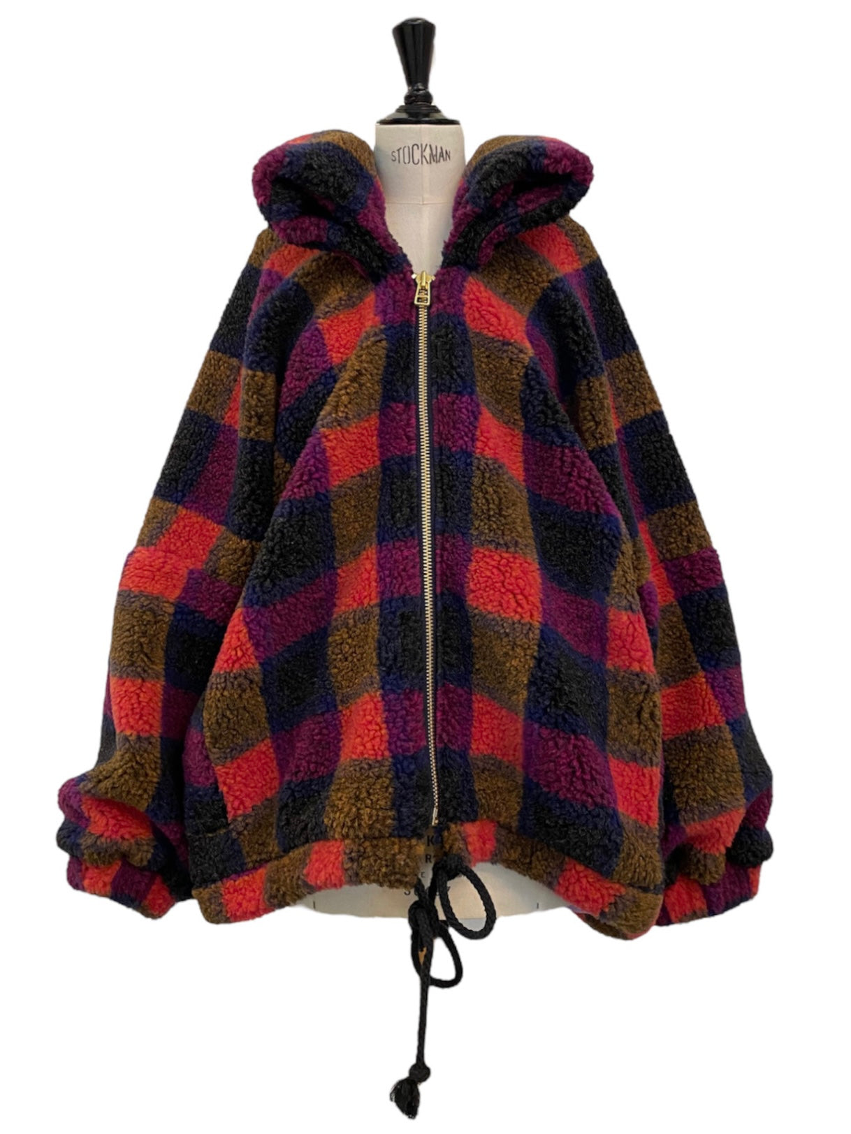 NO HOOD JACKET Teddy square berry