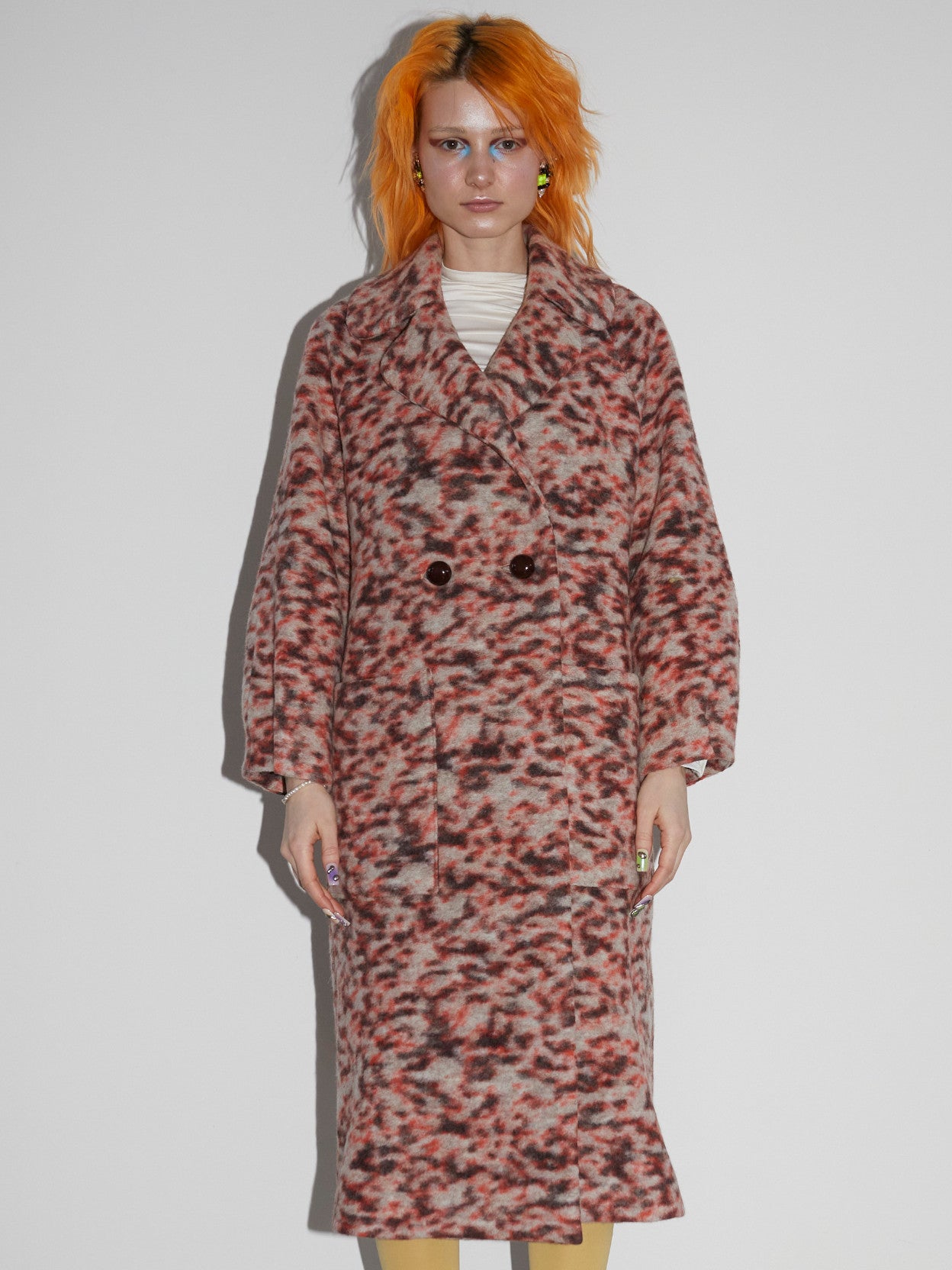 LONG COAT Orange Sparkle