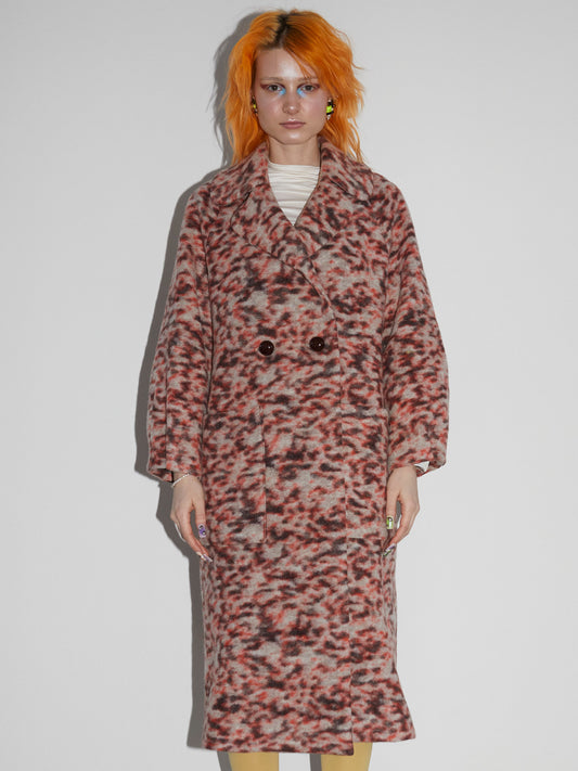 LONG COAT Orange Sparkle