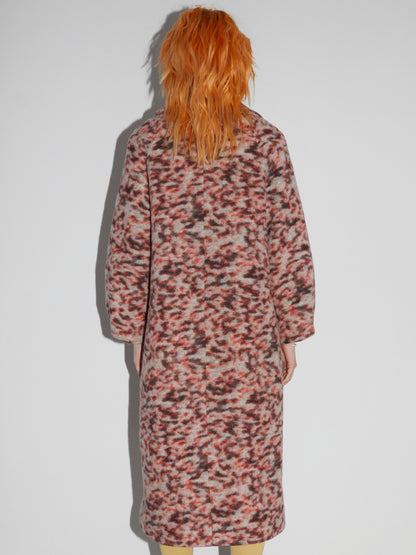 LONG COAT Orange Sparkle