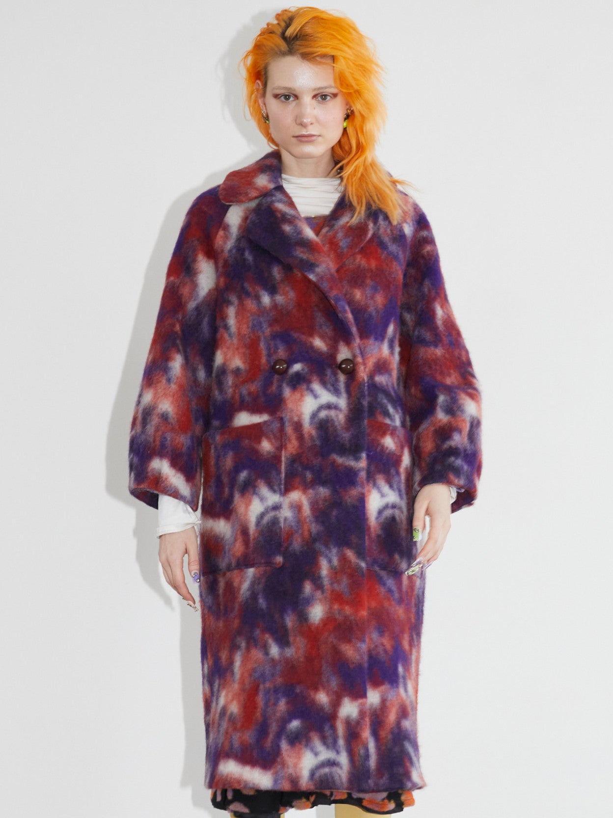 LONG COAT Purple Cloud