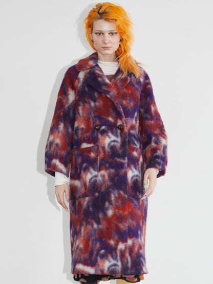 LONG COAT Purple Cloud