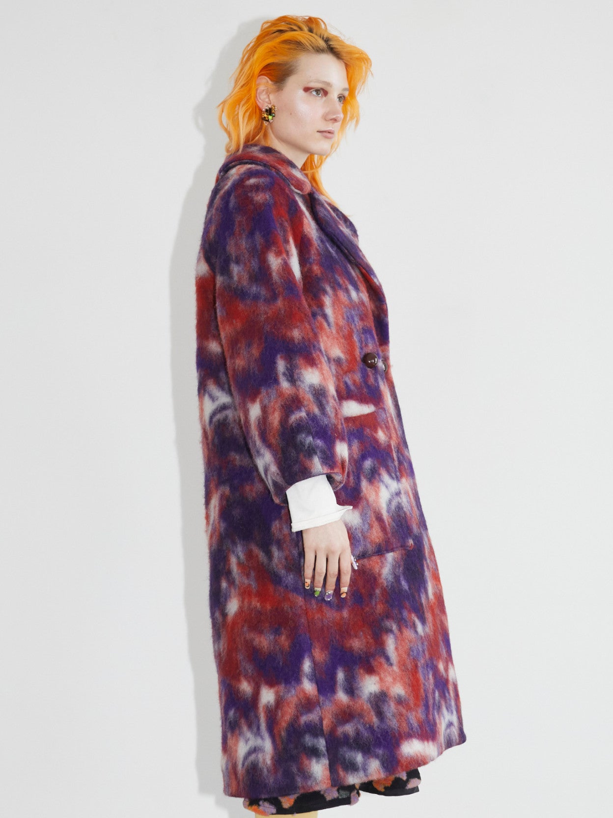 LONG COAT Purple Cloud