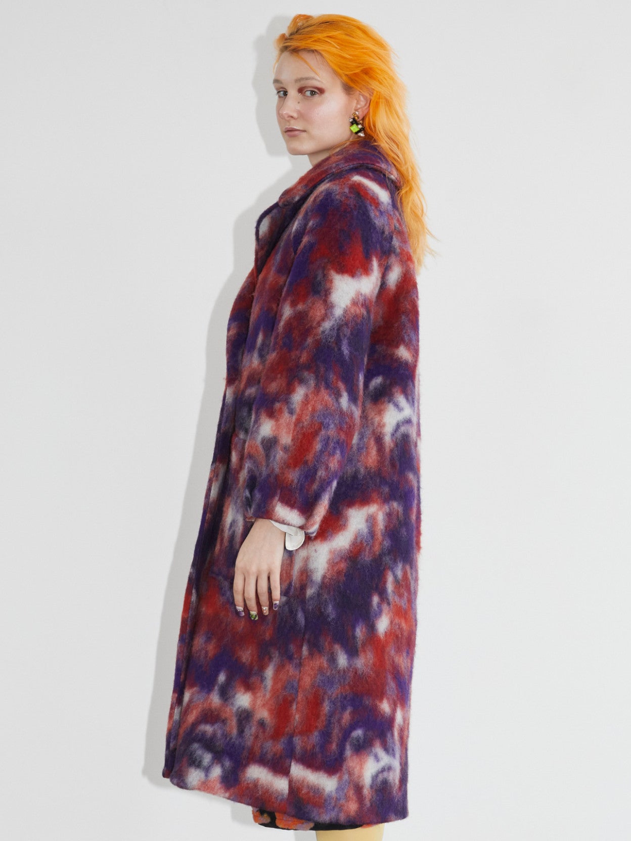 LONG COAT Purple Cloud