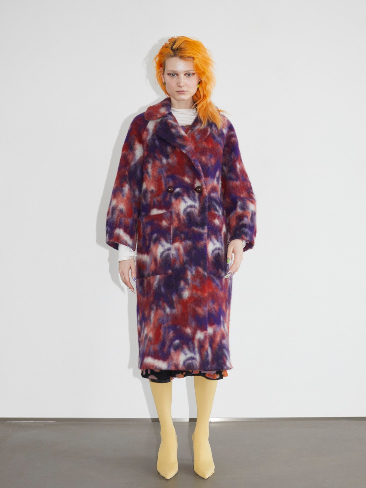 LONG COAT Purple Cloud