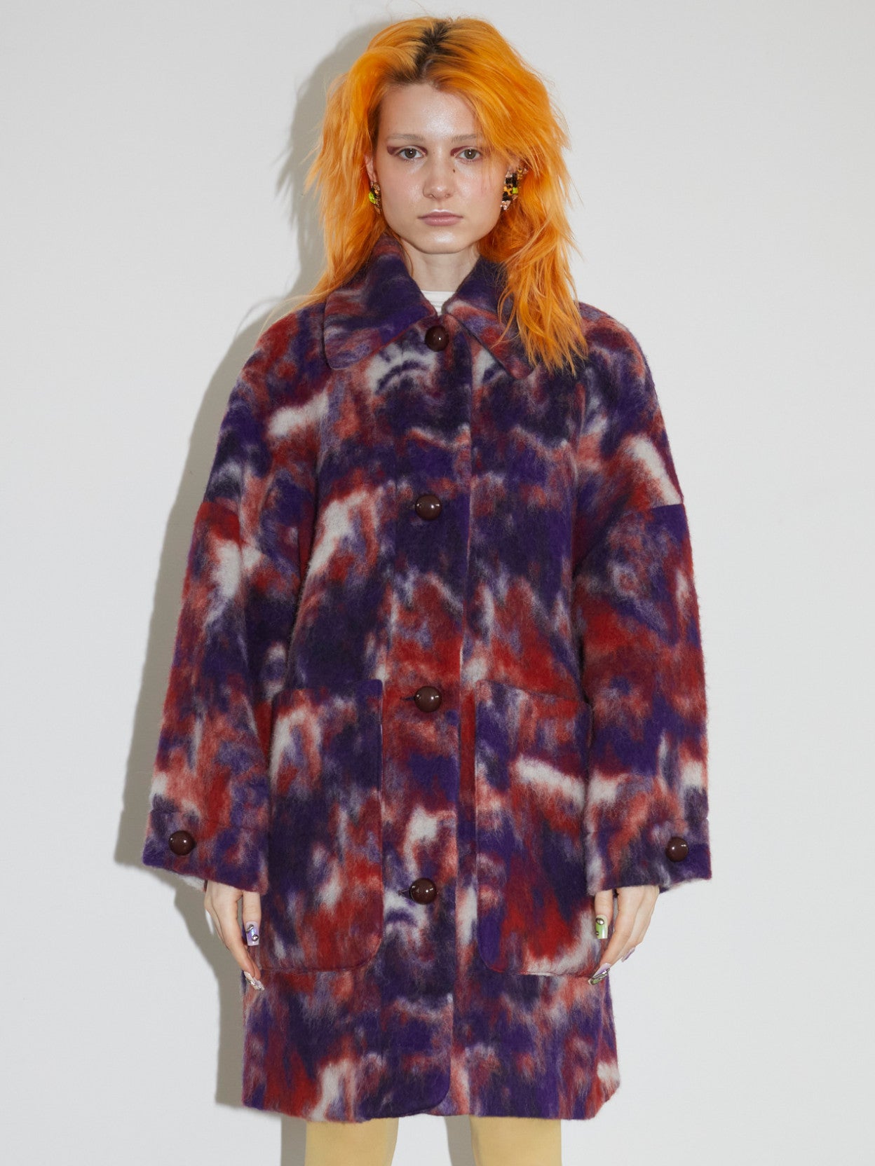 CITY COAT Purple Cloud