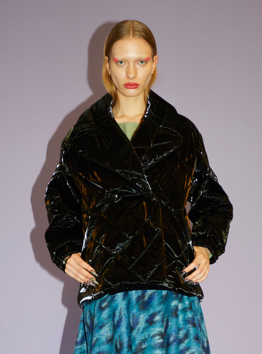 OVERSIZED JACKET Padded black