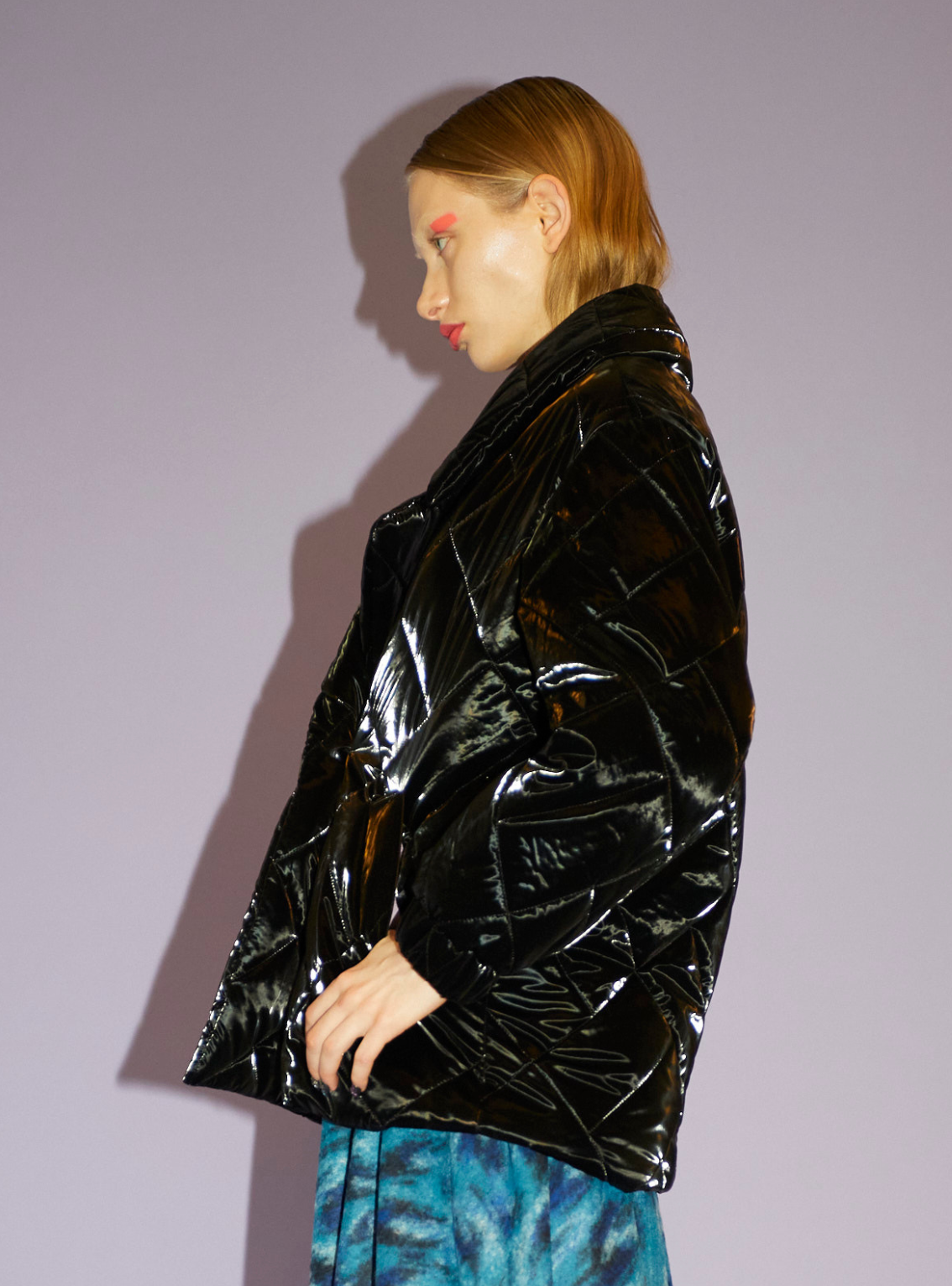 OVERSIZED JACKET Padded black