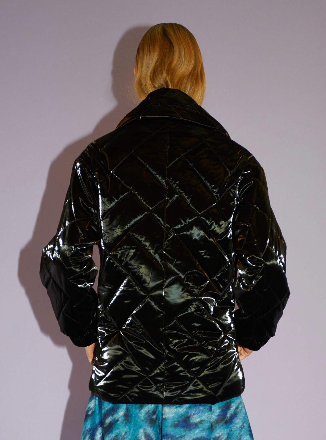 OVERSIZED JACKET Padded black