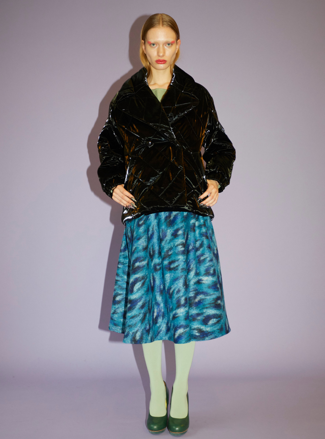OVERSIZED JACKET Padded black
