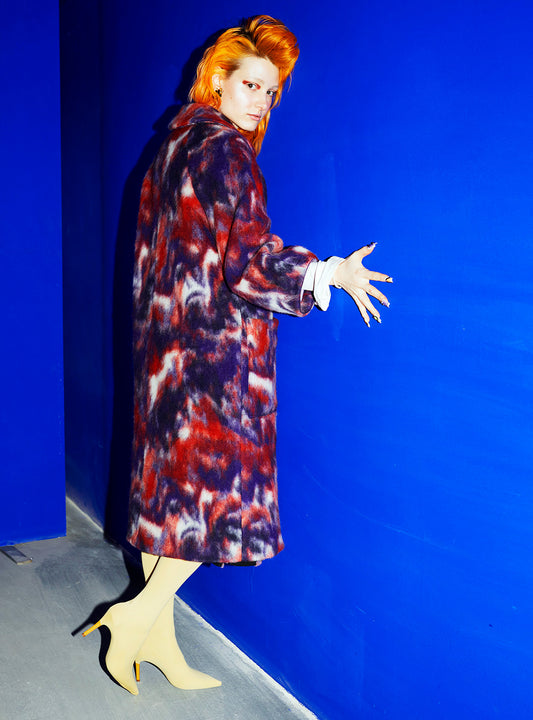 LONG COAT Purple Cloud