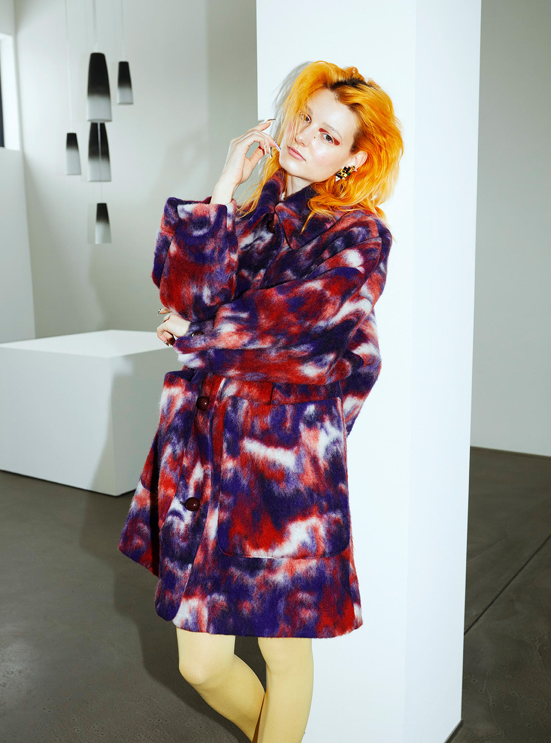 CITY COAT Purple Cloud