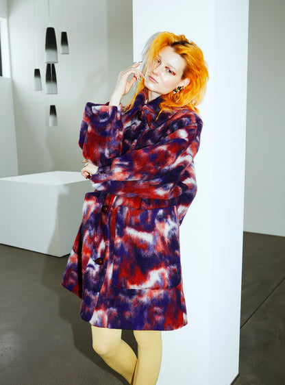 CITY COAT Purple Cloud