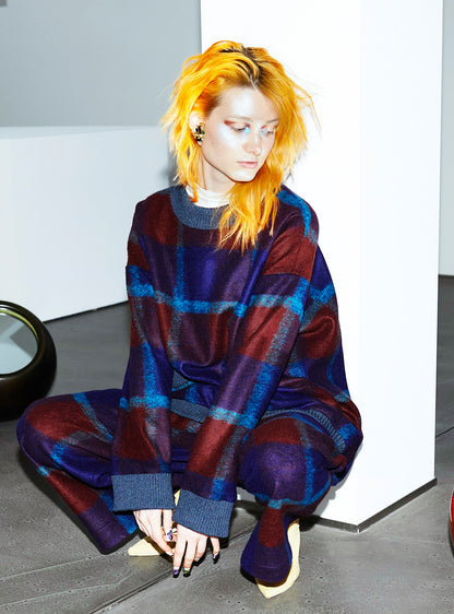 UNISEX  SWEATER Blue Sparkle