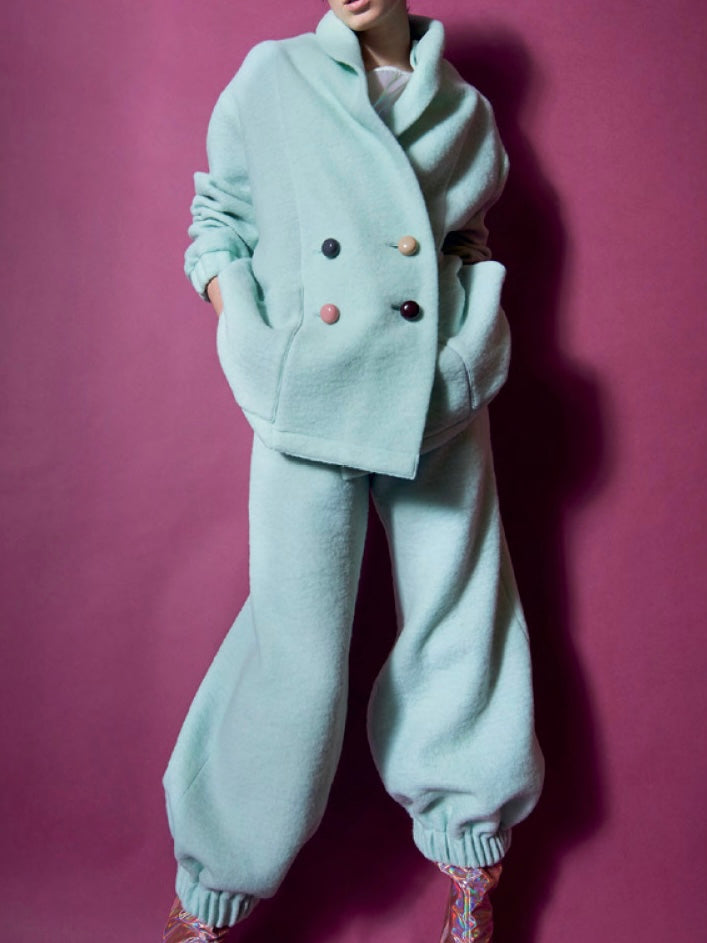 TOWEL JACKET Mint uni "LamarLove"