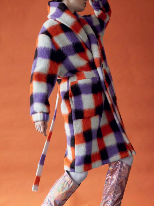 "Wolke" TOWEL COAT Purple square