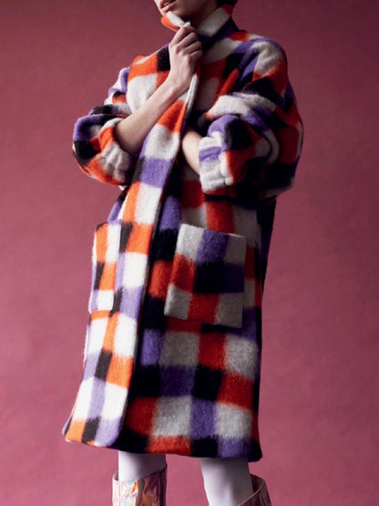 "Wolke" HUNTER COAT Purple square