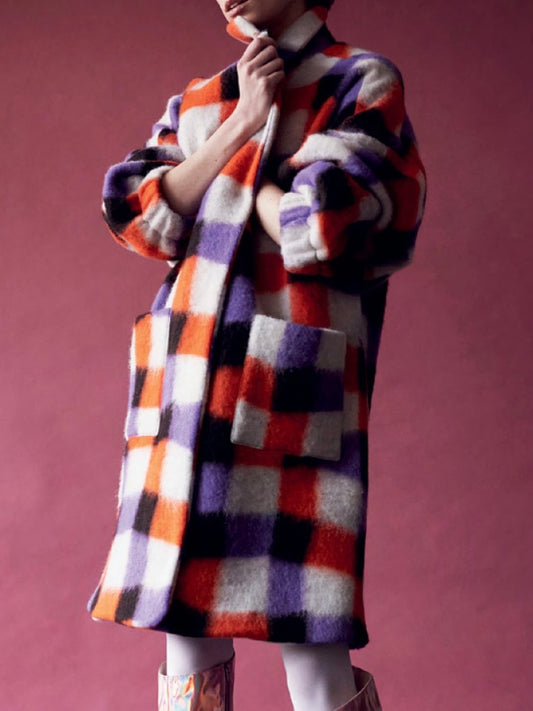 "Wolke" HUNTER COAT Purple square