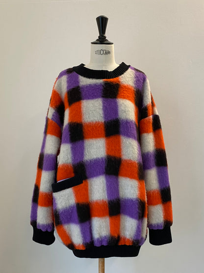 "Wolke" UNISEX  SWEATER Purple square