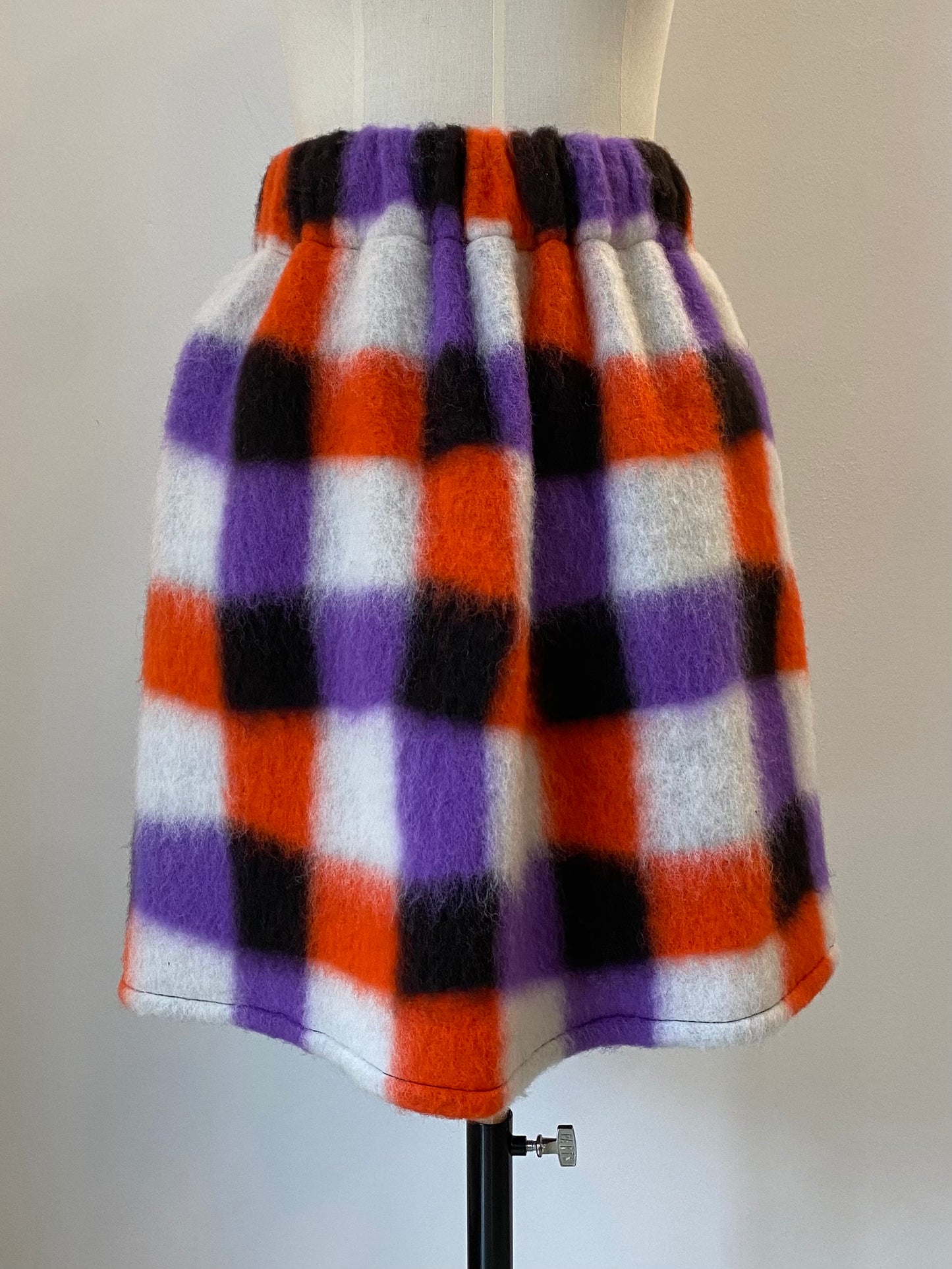 "Wolke" DRAPE SKIRT Purple square