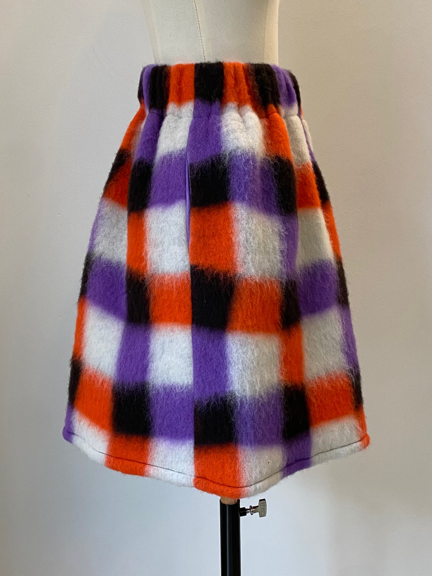 "Wolke" DRAPE SKIRT Purple square