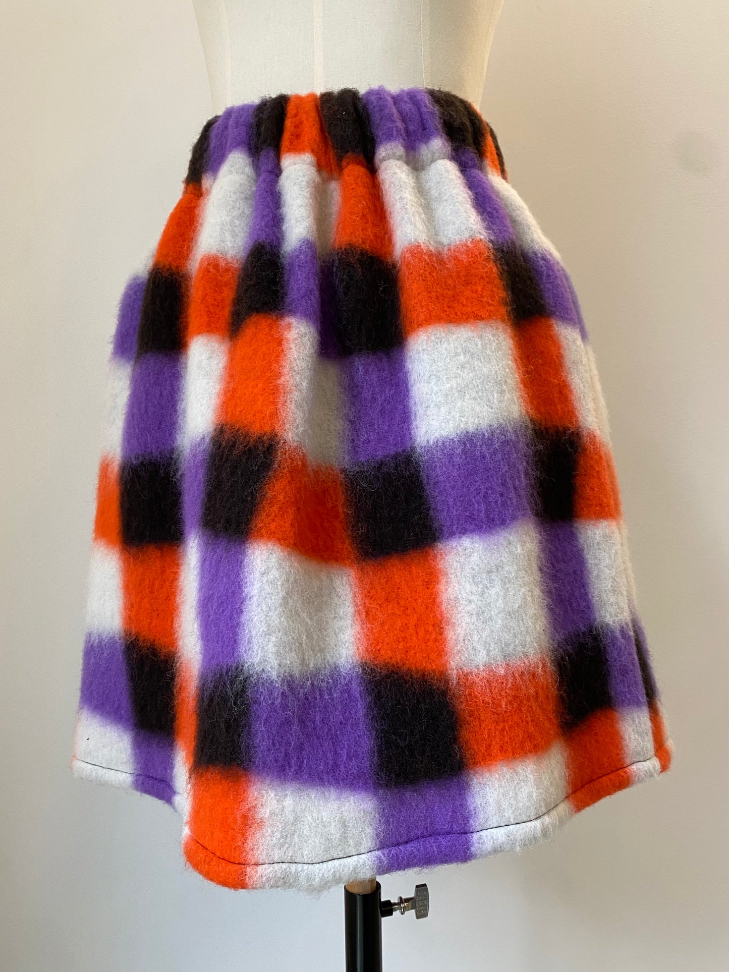 "Wolke" DRAPE SKIRT Purple square