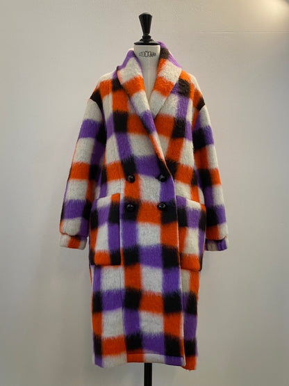 "Wolke" TOWEL COAT Purple square