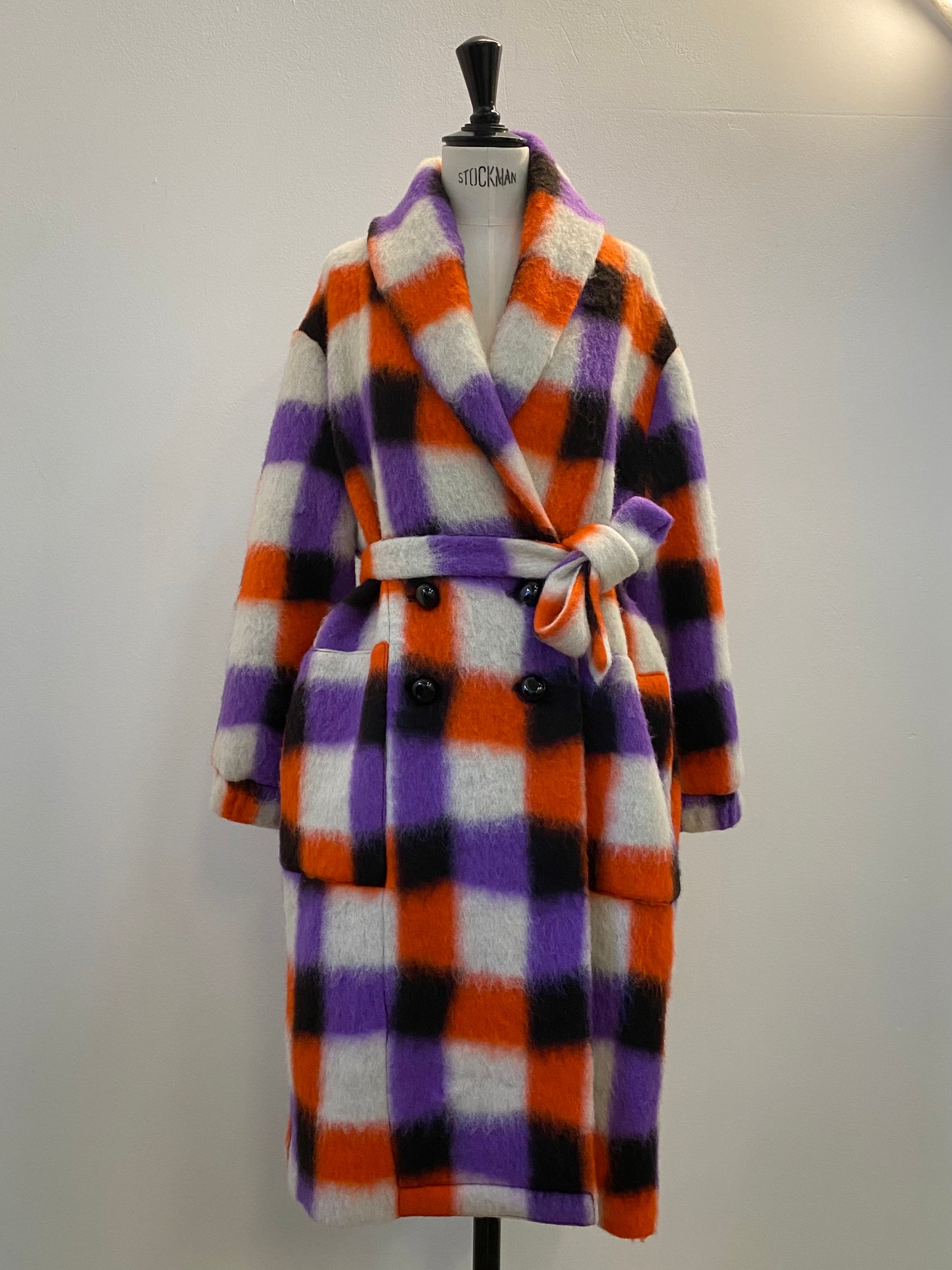 "Wolke" TOWEL COAT Purple square
