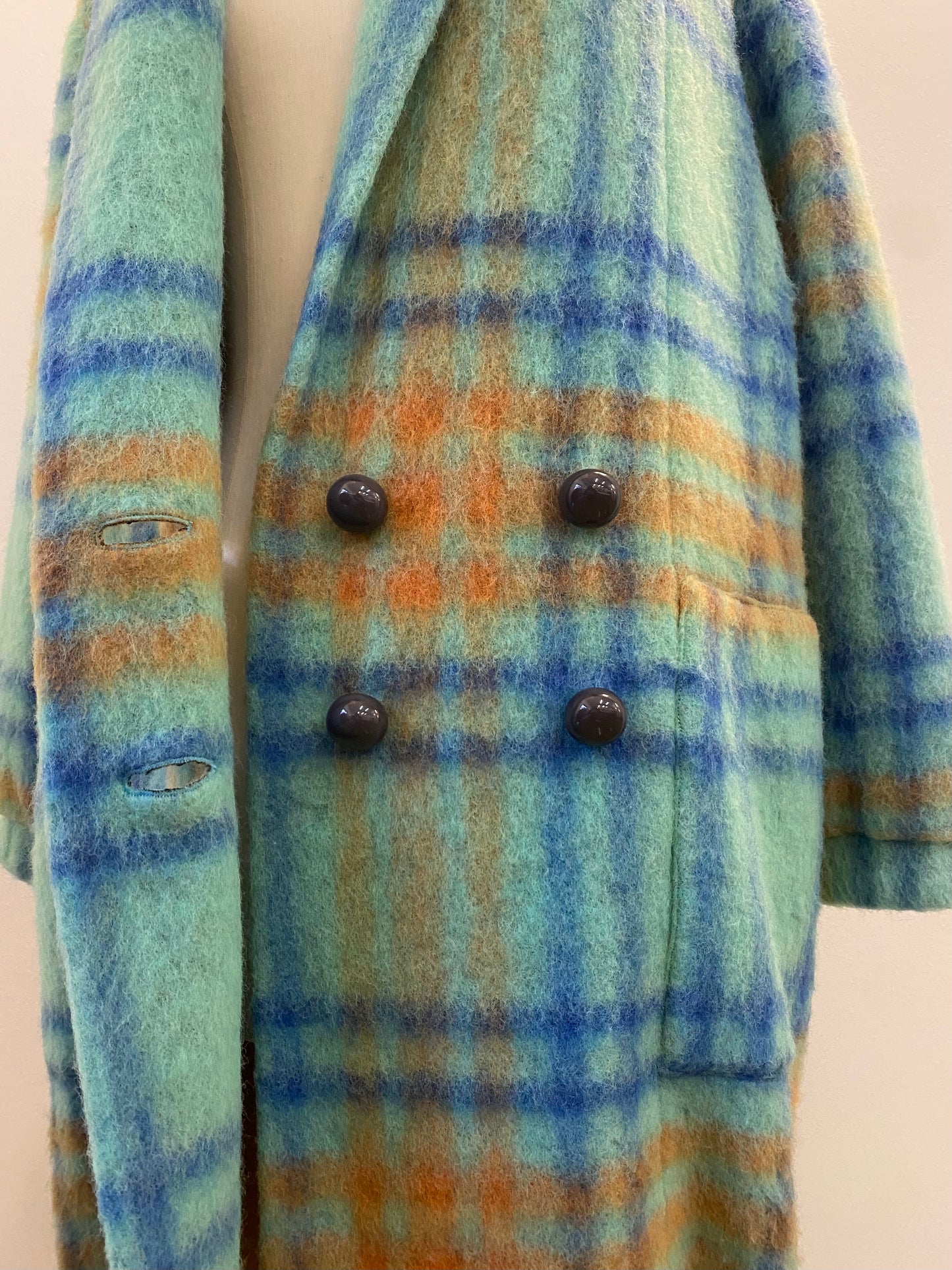 TOWEL COAT Mint square