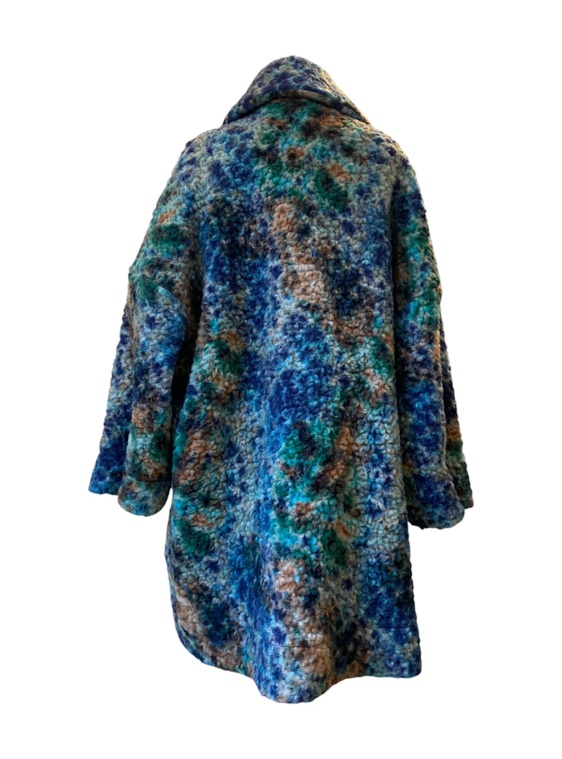 CITY COAT in Teddy cloud blue