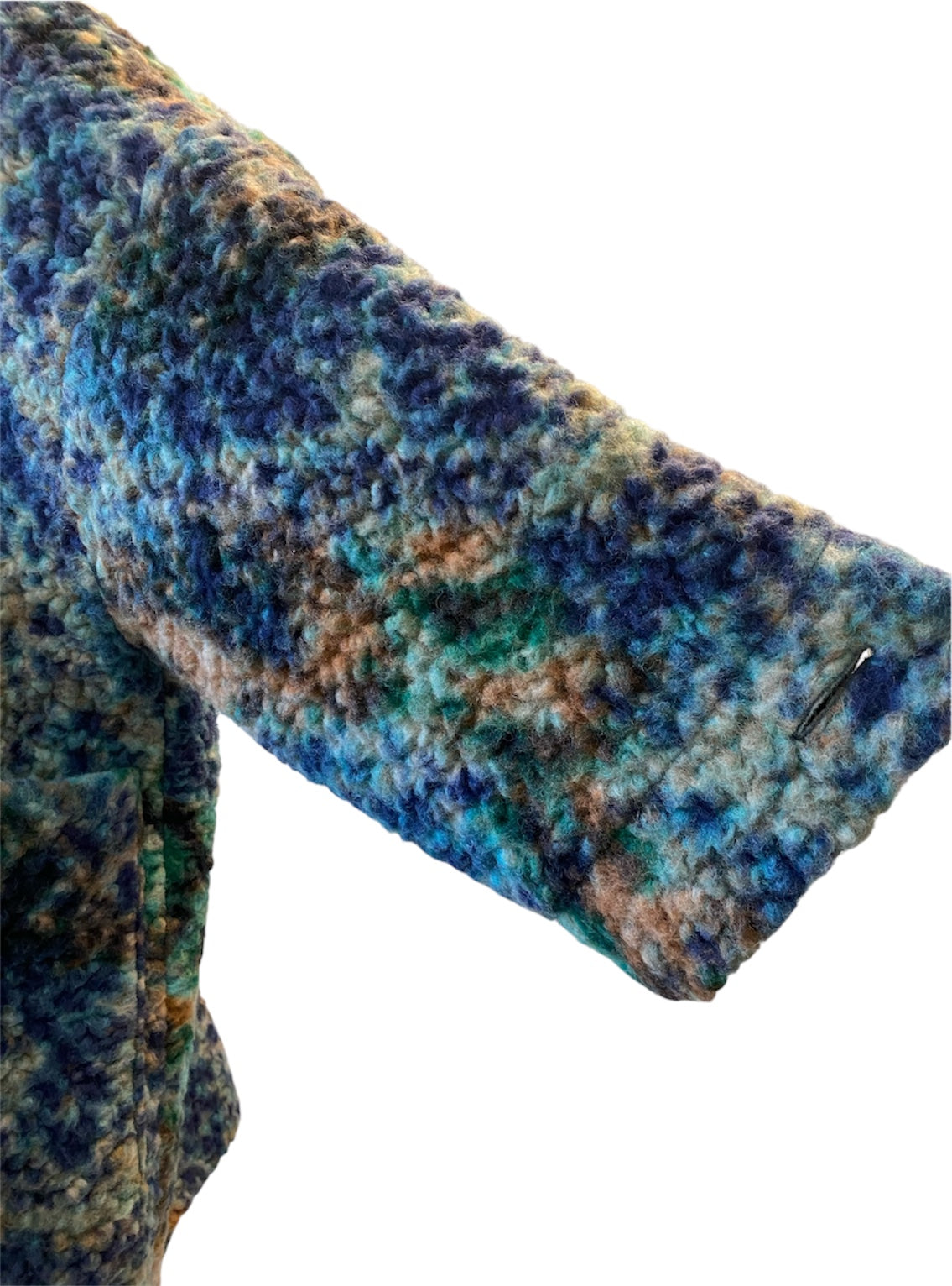 CITY COAT in Teddy cloud blue